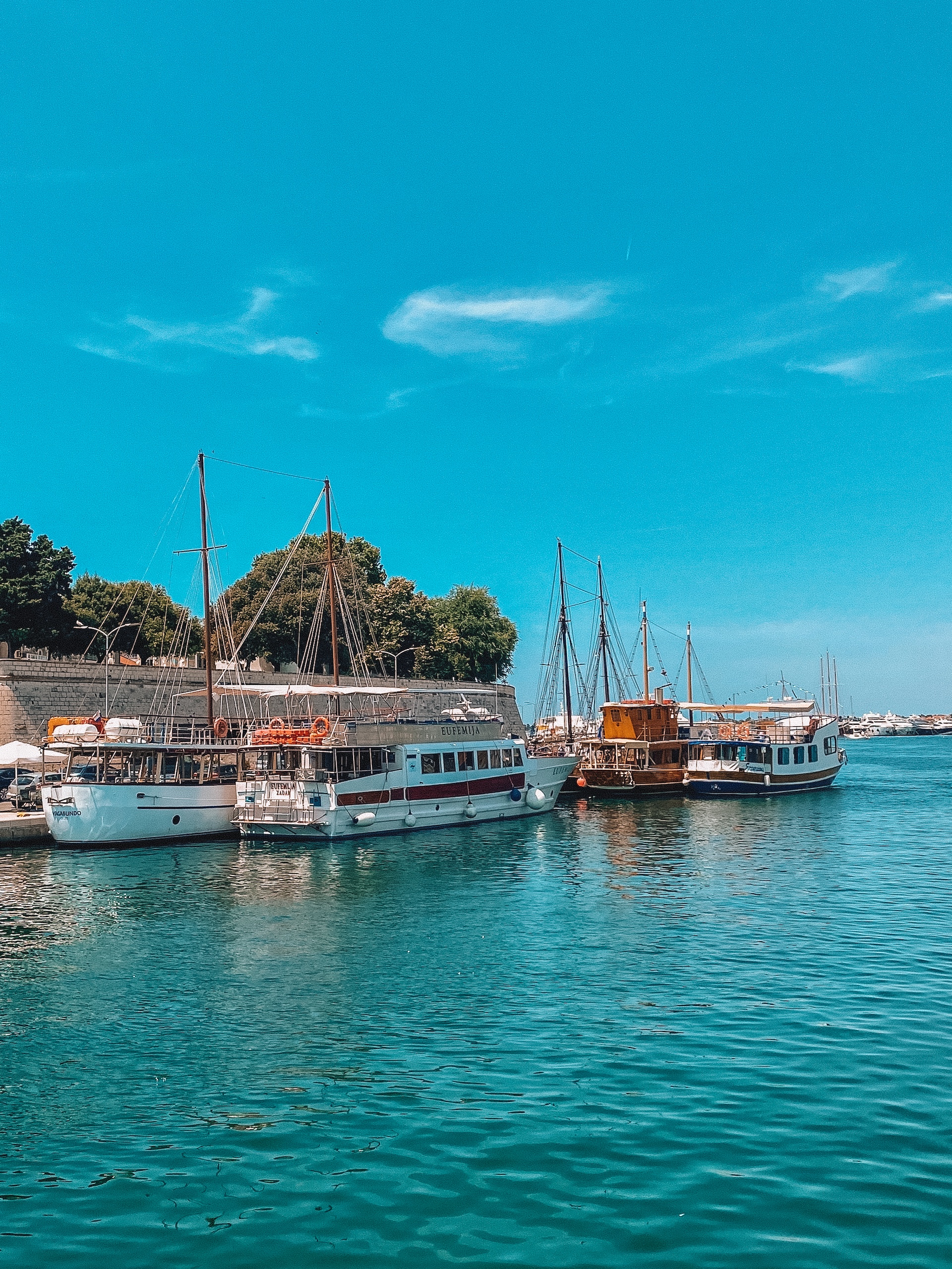 boats in Zadar Croatia