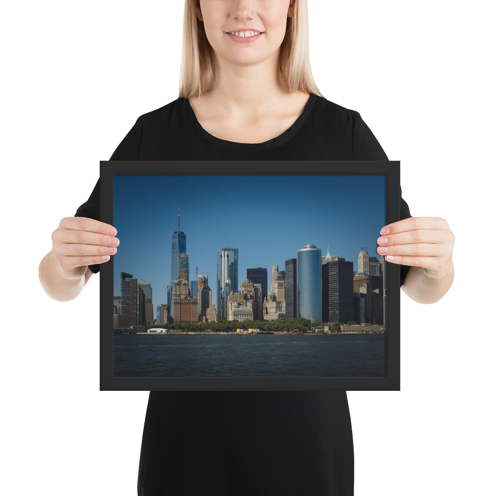 Manhattan Skyline — Framed Poster - Image 4