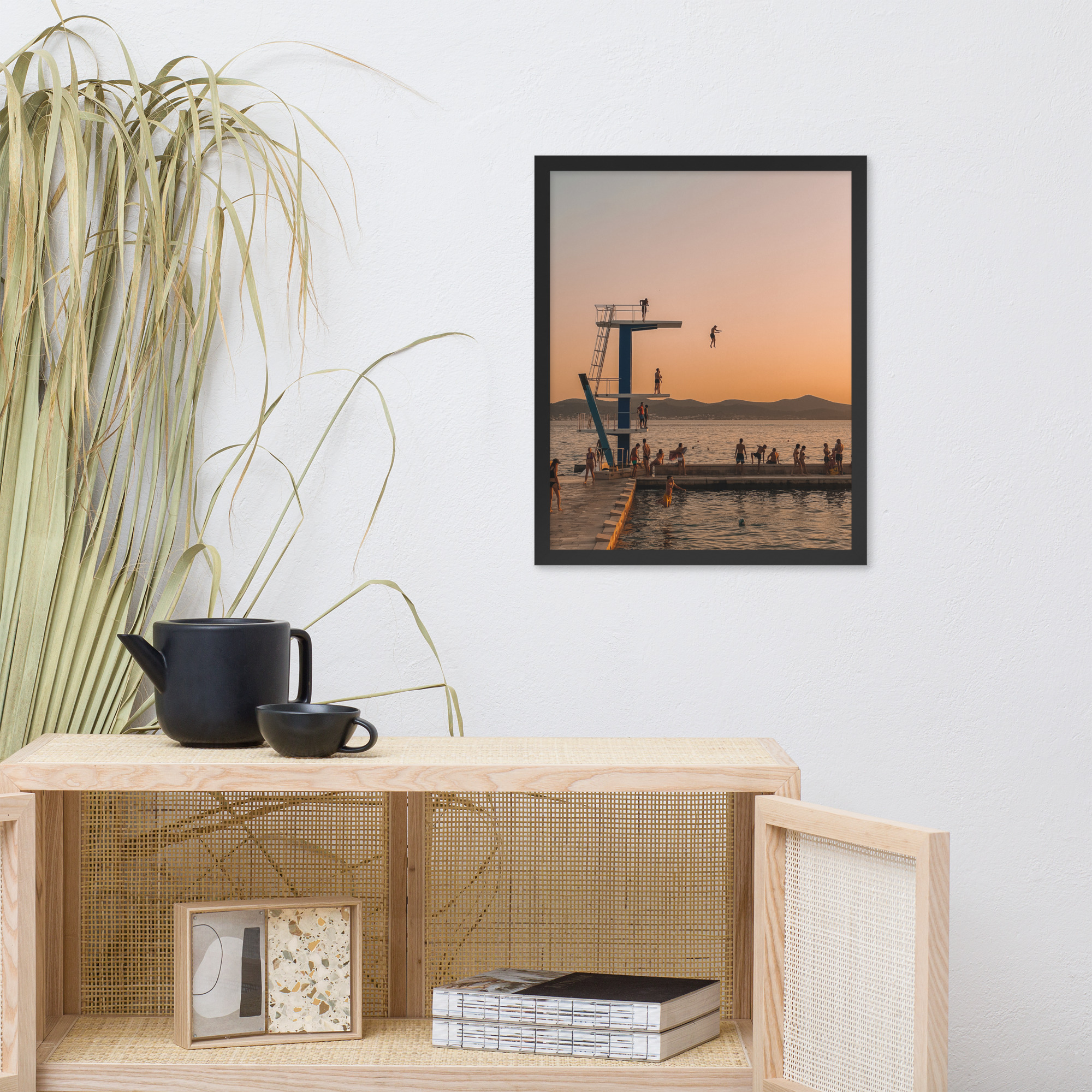Zadar Diver — Framed Poster - Image 7