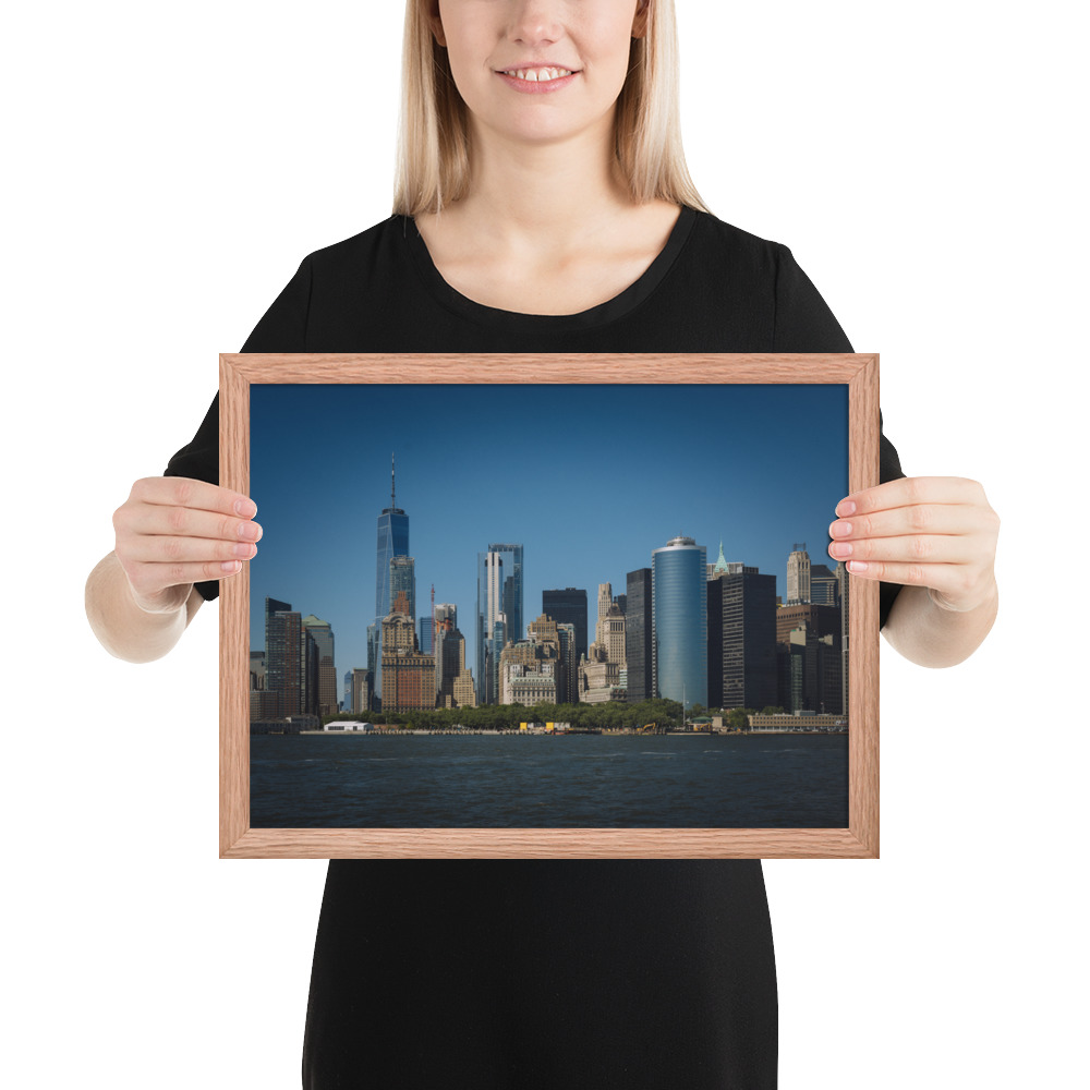 Manhattan Skyline — Framed Poster - Image 5