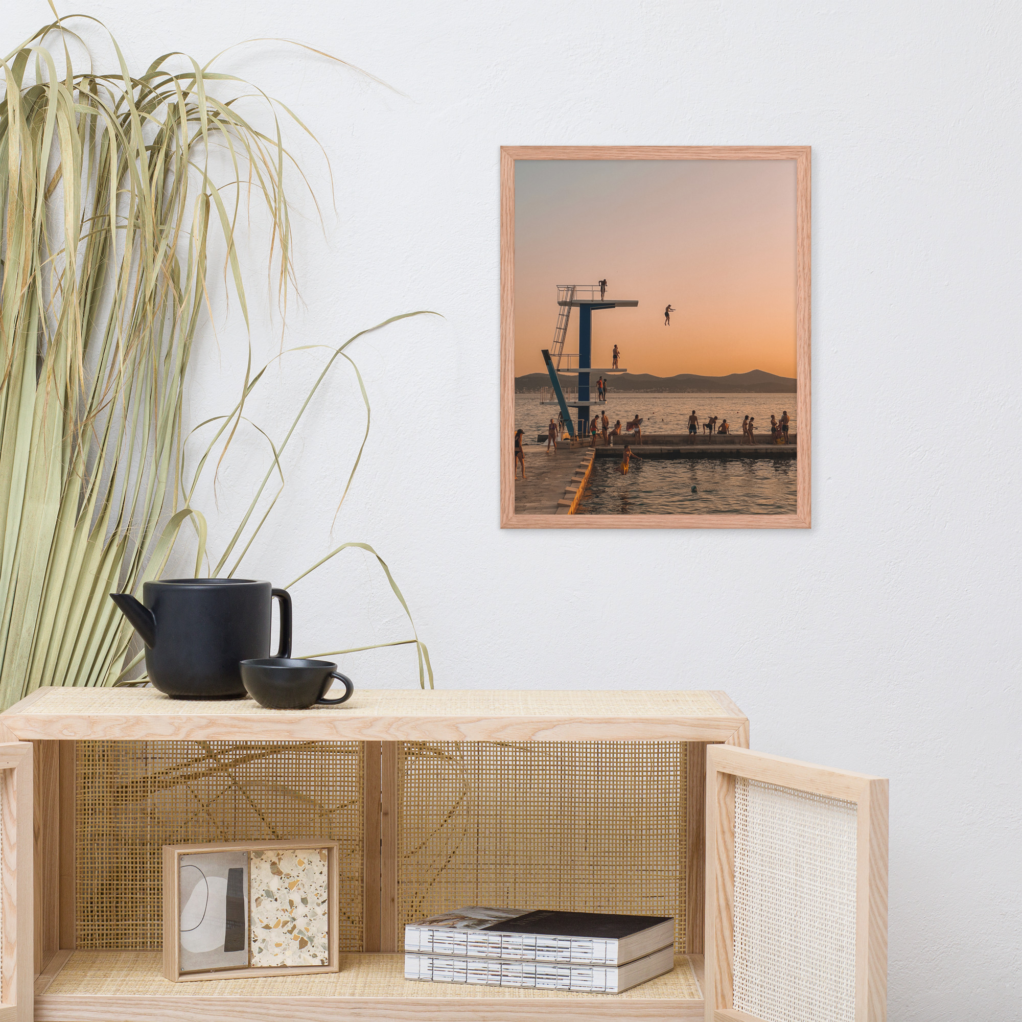 Zadar Diver — Framed Poster - Image 8