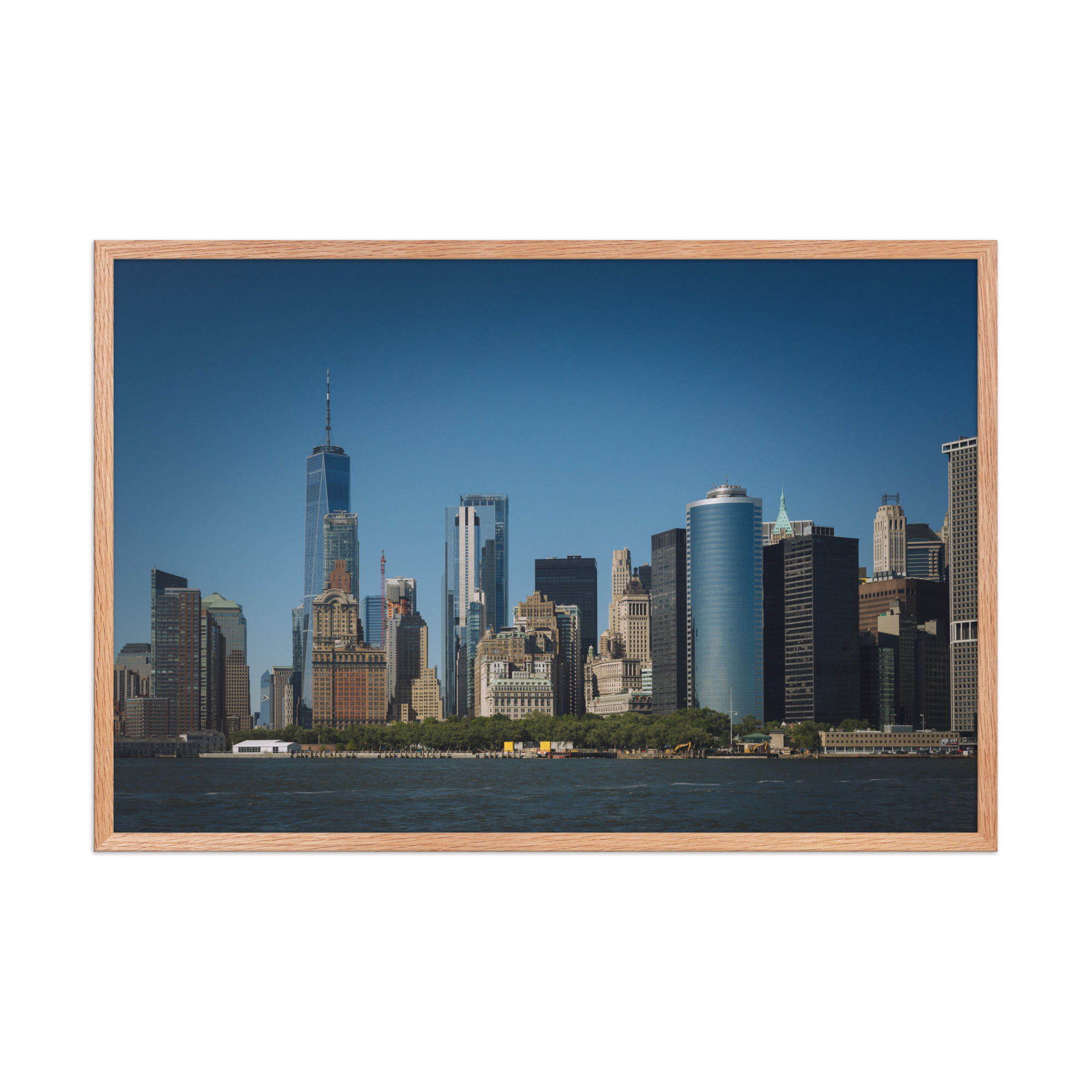 Manhattan Skyline — Framed Poster - Image 2