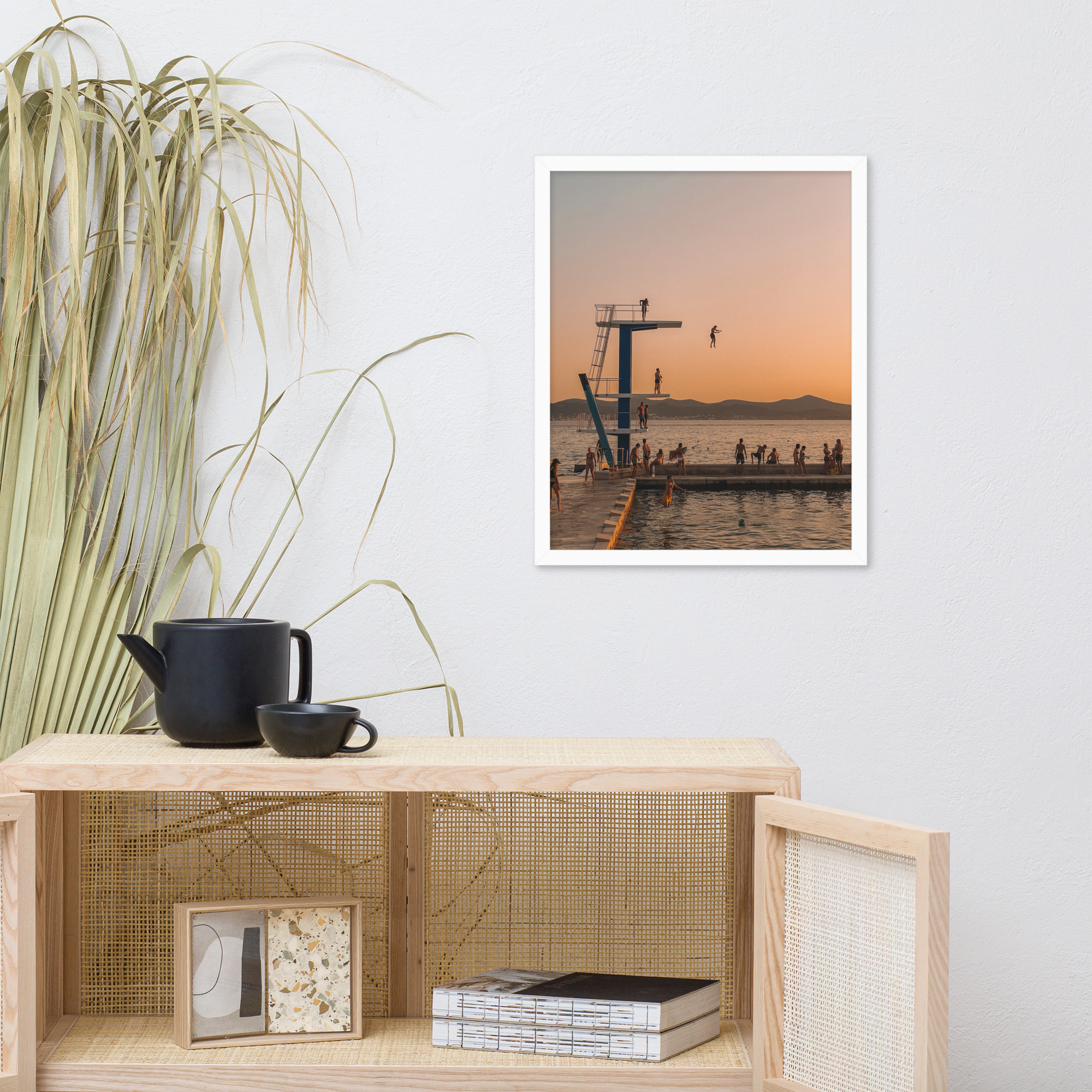 Zadar Diver — Framed Poster - Image 9