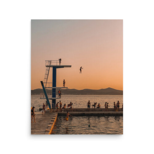 Zadar Diver — Poster
